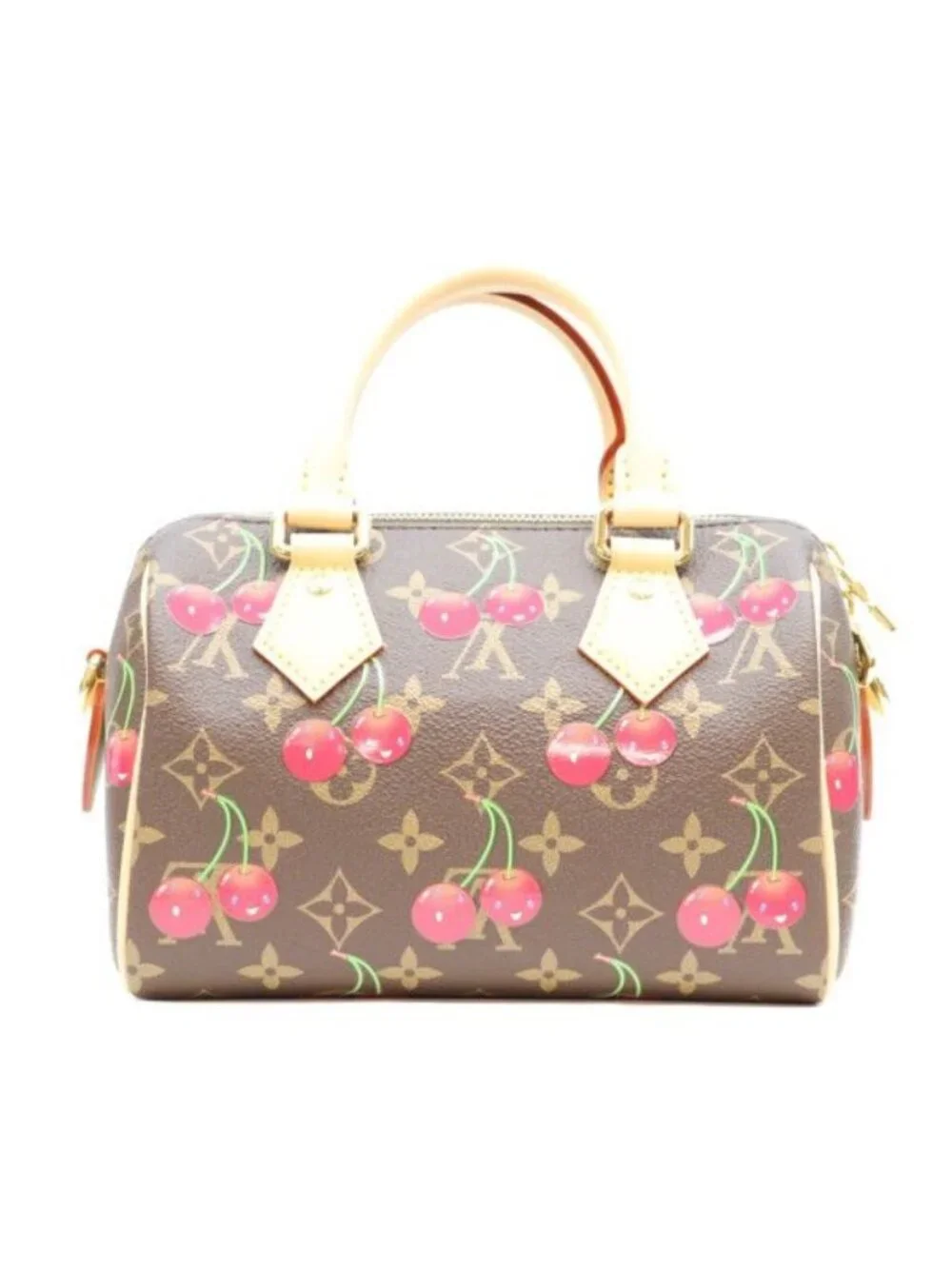 Louis Vuitton Takashi Murakami Monogram Cherry Speedy Bandouliere 20 Handbag